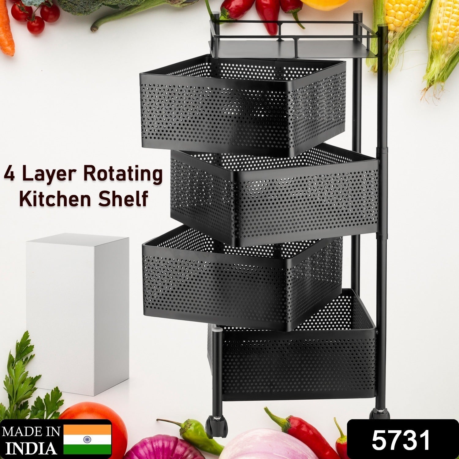 Metal High Qaulity Kitchen Trolley Kitchen Organizer Items and Kitchen Accessories Items for Kitchen Rack Square Design for Fruits & Vegetable Onion Storage Kitchen Trolley with Wheels (4 Layer / 3 Layer) Metal High Qaulity Kitchen Trolley Kitchen Organizer Items and Kitchen Accessories Items for Kitchen Rack Square Design for Fruits & Vegetable Onion Storage Kitchen Trolley with Wheels (4 Layer / 3 Layer)